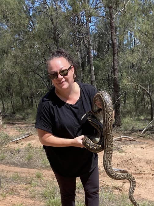 Wildlife Empire's Tennille Bankes has a passion for native Australian animals. Photo: Facebook