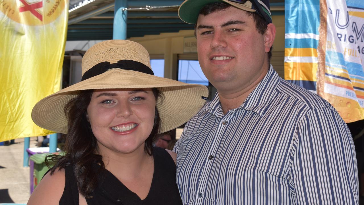 Josie Laird and Riley Pilling at the Gympie Times Ladies Race Day 2021. Photo: Elizabeth Neil