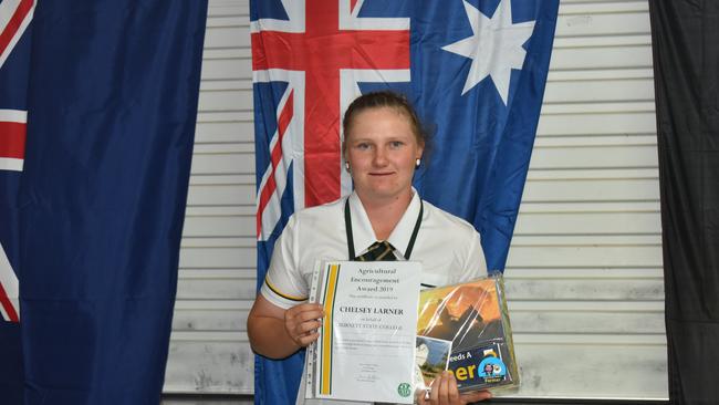 The Agricultural Encouragement Award went to Chelsey Larner. (Picture: Kristen Camp)