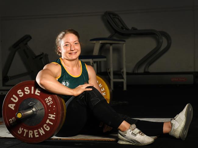 Weightlifter Sarah Cochrane will represent Australia at the 2022 Commonwealth Games in Birmingham. Picture: Shae Beplate.