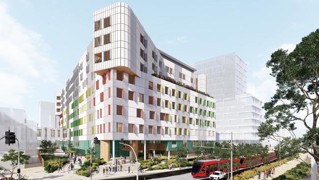 Artist impression of the new Sydney Children's Hospital at Randwick.