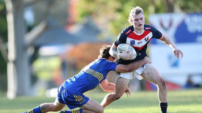 Jackson Pennell on the attack for Erina. Picture: Sue Graham