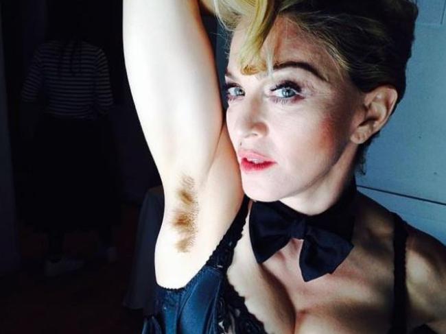Madonna’s been known to keep things natural too.