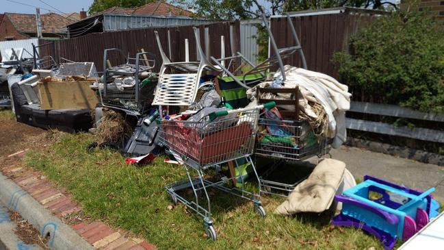 A large rubbish pile in Preston. Picture: Snap Send Solve