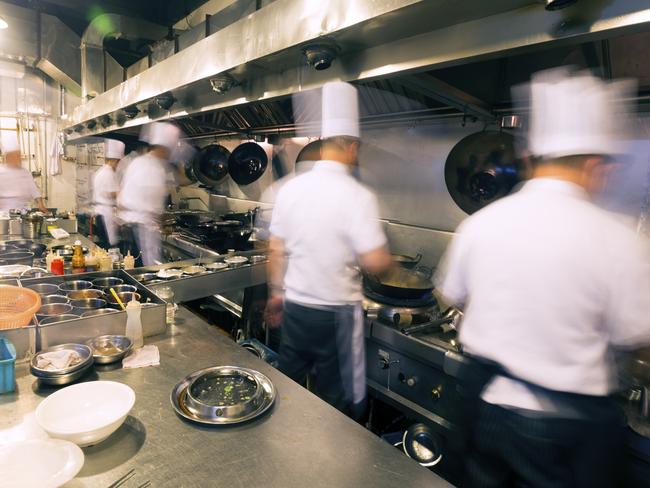 Chinese kitchen busy at work. Picture: iStock