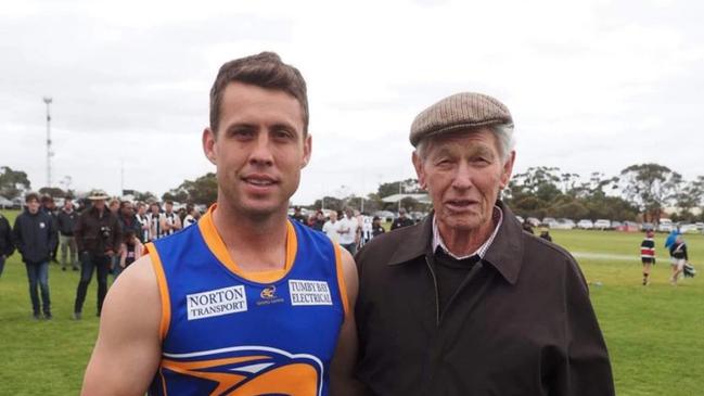 Matt Crettenden is having another remarkable season in the Great Flinders Football League. Picture: Great Flinders Football League