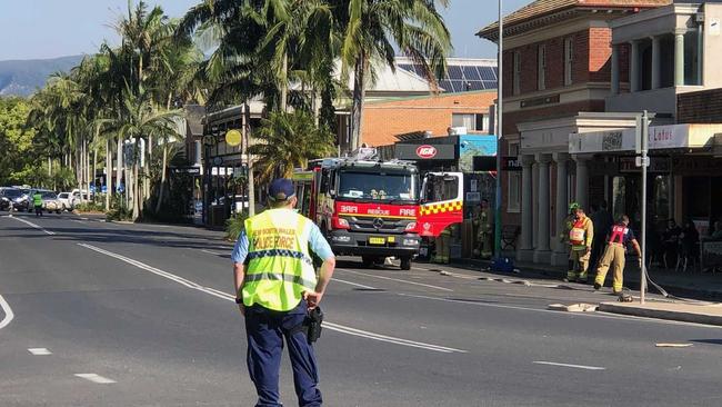 Emergency crews are awaiting a robot from Sydney. Picture: Christian Morrow