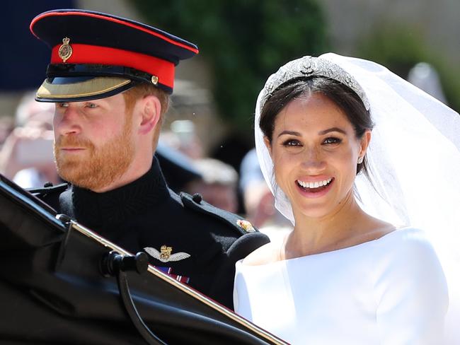 The Duchess of Sussex has embraced the natural look, which has started a worldwide beauty trend. Picture: Gareth Fuller-WPA/Getty Images