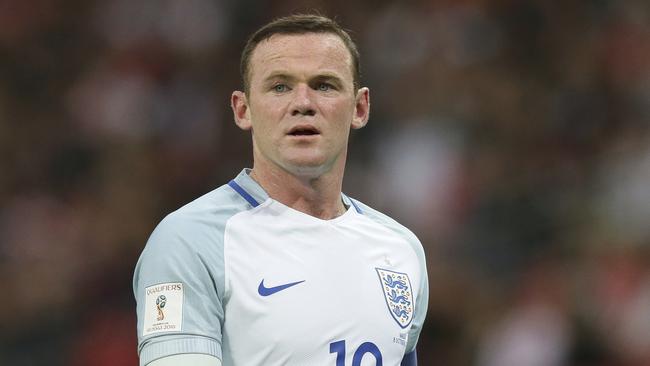 England captain Wayne Rooney.