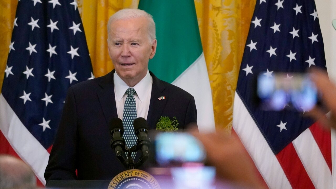 ‘You can clap for that, please’: Biden’s request of the audience during St Patrick’s Day speech