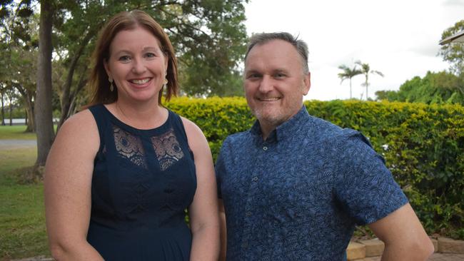 Deputy principal Kristy Frost and principal Matthew Horton at the Pioneer State High School formal at the Mackay Golf Course on Friday November 20. Picture: Zizi Averill