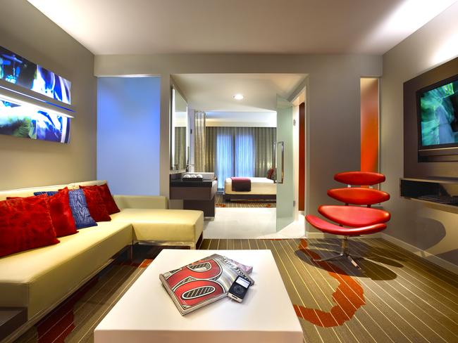 “Rock star suite” – Hard Rock Hotel San Diego. Picture: Supplied