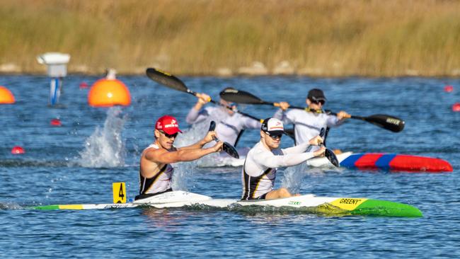 Paddlers Pierre van der Westhuyzen and Noah Havard.