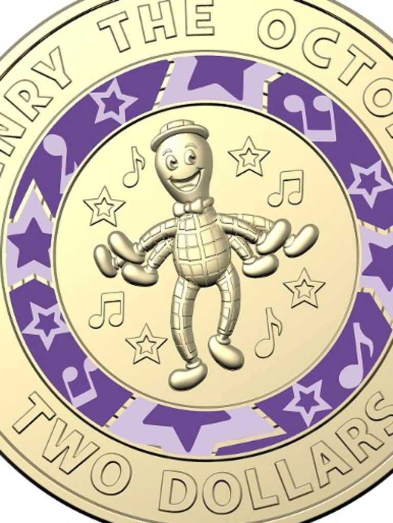 Henry the Octopus on a coin.