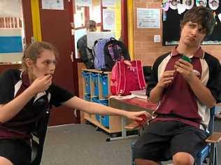 Students have been busy creating a film showcasing ability. Picture: Toormina HS