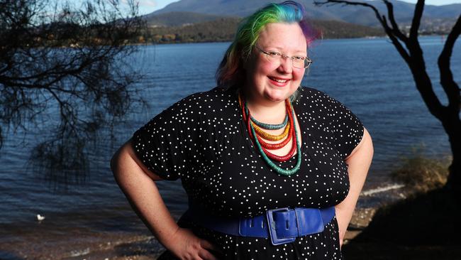 Ceara Rickard, who lives in Hobart, has terminal cancer and hopes SA will pass its assisted dying laws so she can end her life with her family at home in Mount Barker. Picture: Nikki Davis-Jones