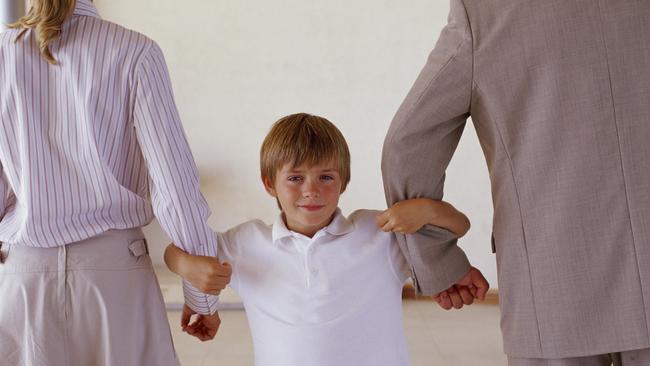 Present a united front to your kids and always put their needs and wellbeing first. Picture: Getty Images