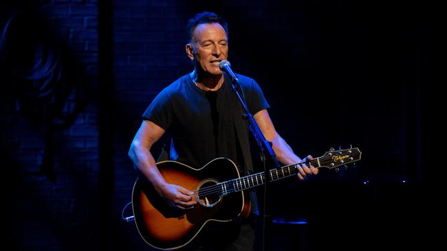 Bruce Springsteen performed an acclaimed one-man show on Broadway. Picture: Kevin Mazur