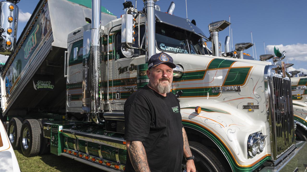 Shane Morton at Lights on the Hill Trucking Memorial, Saturday, October 5, 2024. Picture: Kevin Farmer