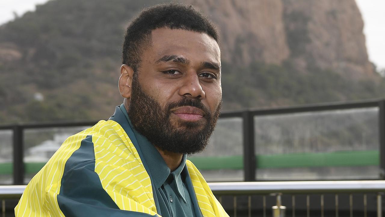 Samu Kerevi of Australia. (Photo by Ian Hitchcock/Getty Images)