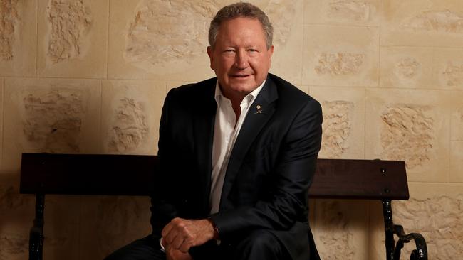 Fortescue chairman Andrew Forrest. Picture Colin Murty for The Australian