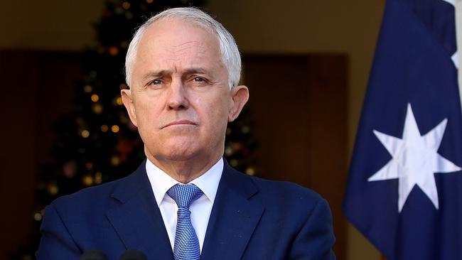 PM Malcolm Turnbull at Parliament House in Canberra. Picture: Kym Smith