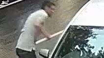 CCTV footage captured Richard Pusey stealing a man’s car keys and driving away after they both went for the same parking spot in the Melbourne CBD.