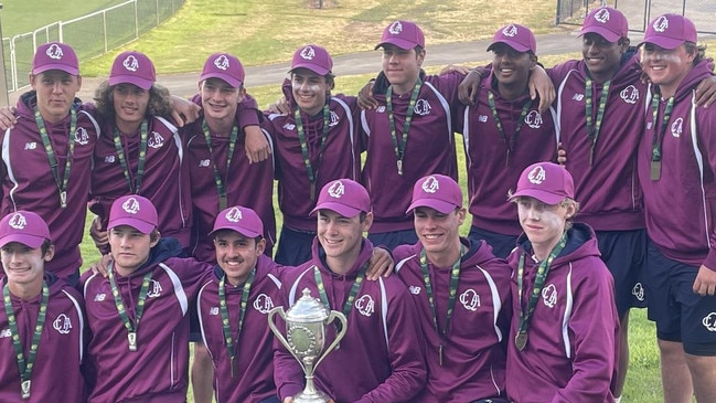 The winning Queensland under 17s were coached by former state gloveman Gavin Fitness and Test champion Ryan Harris.