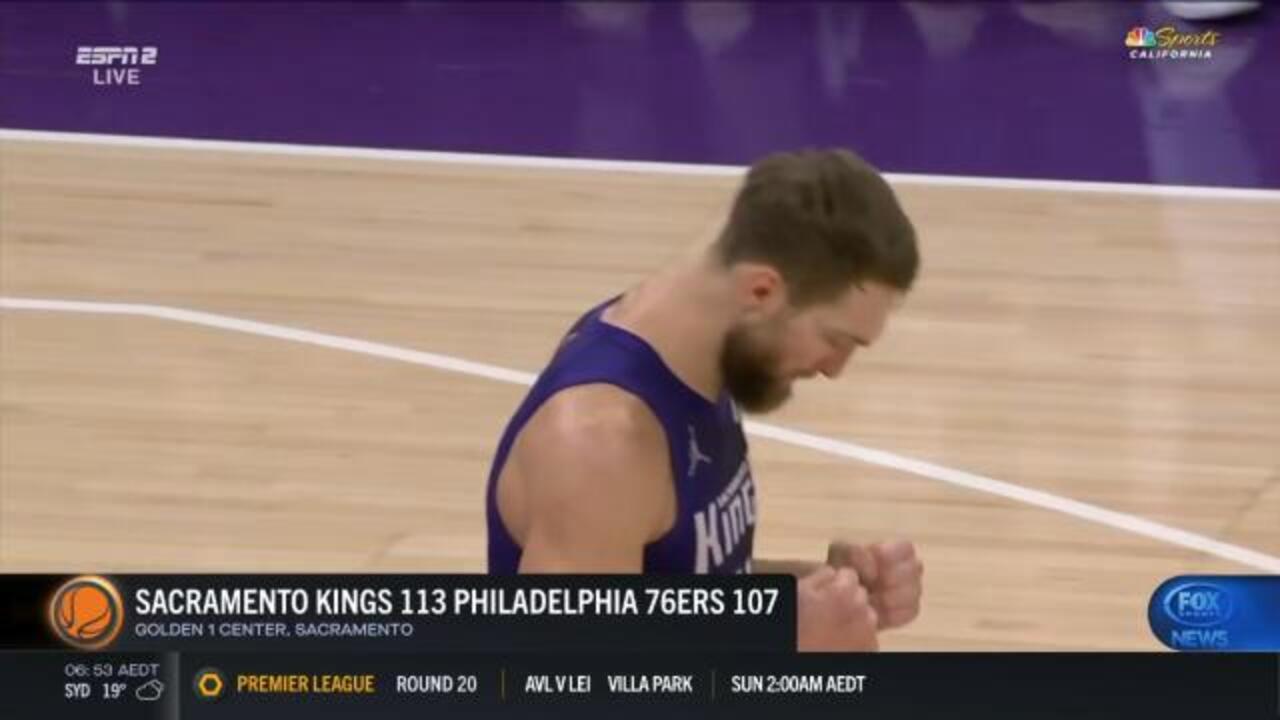 Kings stun 76ers with 15-0 run