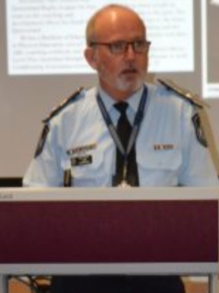 Queensland police inspector and former PMSA chair, Robert McCall.