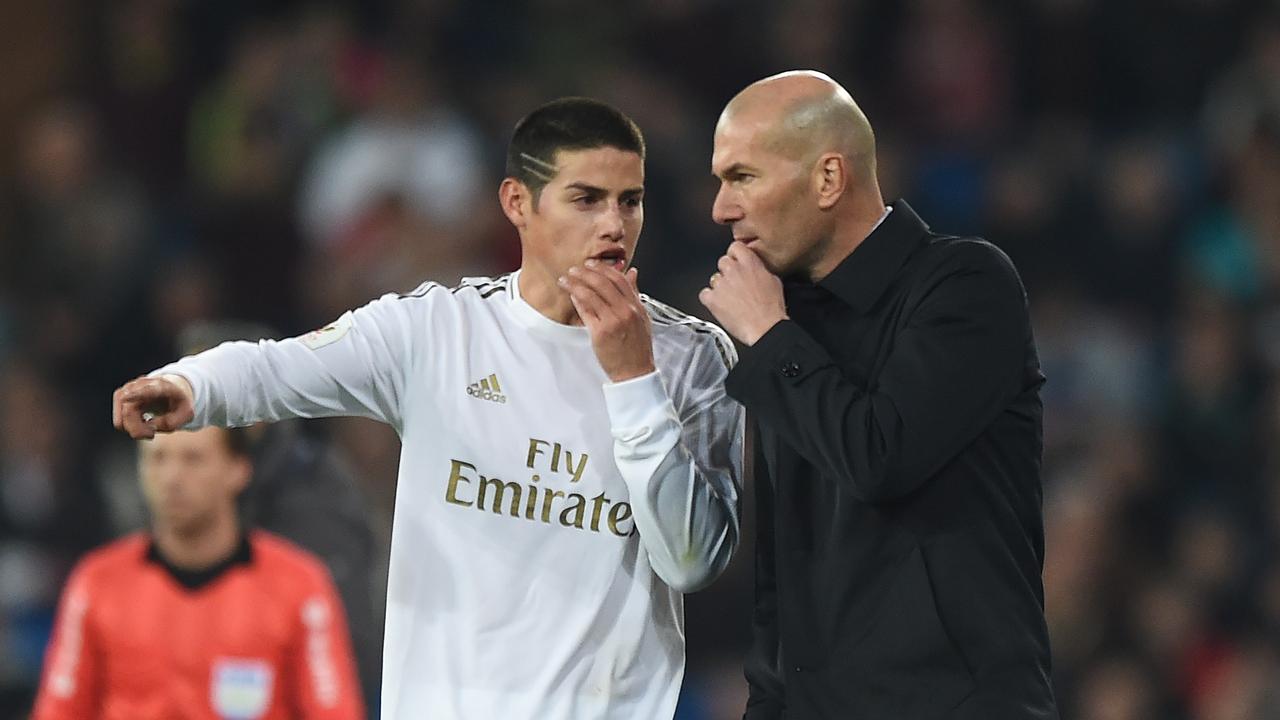 James Rodriguez has struggled this season with Real Madrid.