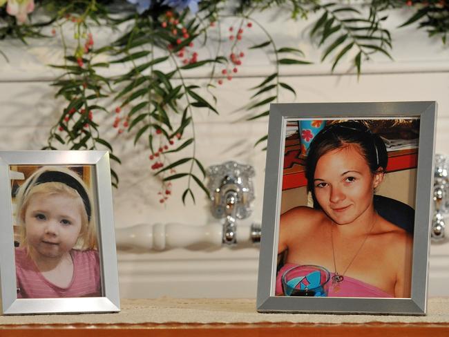 A joint funeral was held for Khandalyce Pearce amd her mother Karlie Pearce-Stevenson in Alice Spring on December 11, 2015.