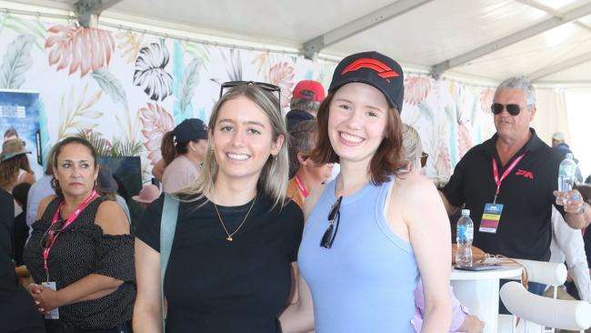 Luci and Georgia Peapell at day three of the Pacific Airshow, 20 August 2023. Picture: Richard Gosling