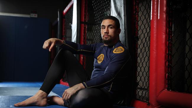 Rob Whittaker at his gym in Smeaton Grange. Picture: Richard Dobson