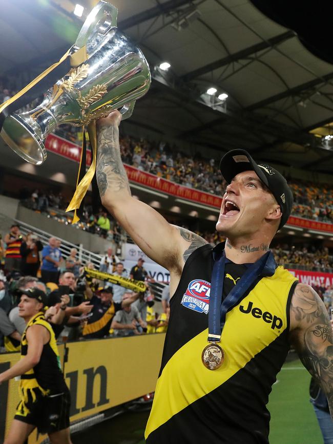 Another Dusty, of the Richmond Martin variety, gets the gong for Australian athlete of the year. Picture: Sarah Reed