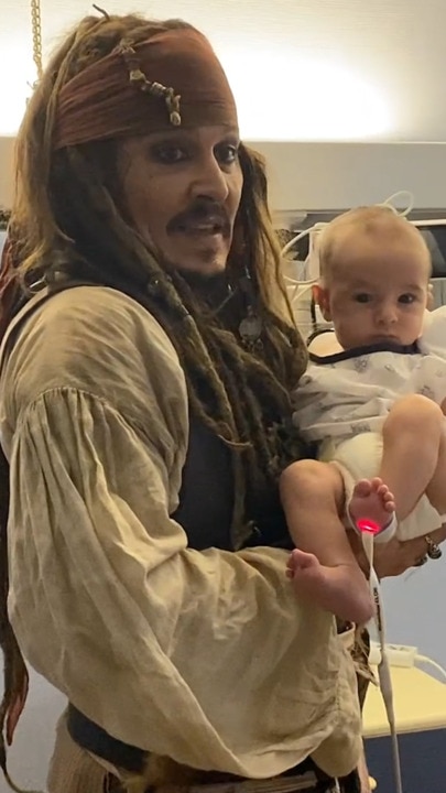 Johnny Depp's heartwarming act for sick kids