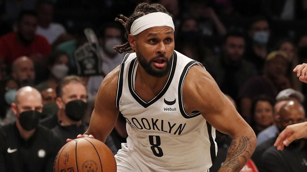 Patty Mills had a memorable debut for the Nets. Photo: Getty Images