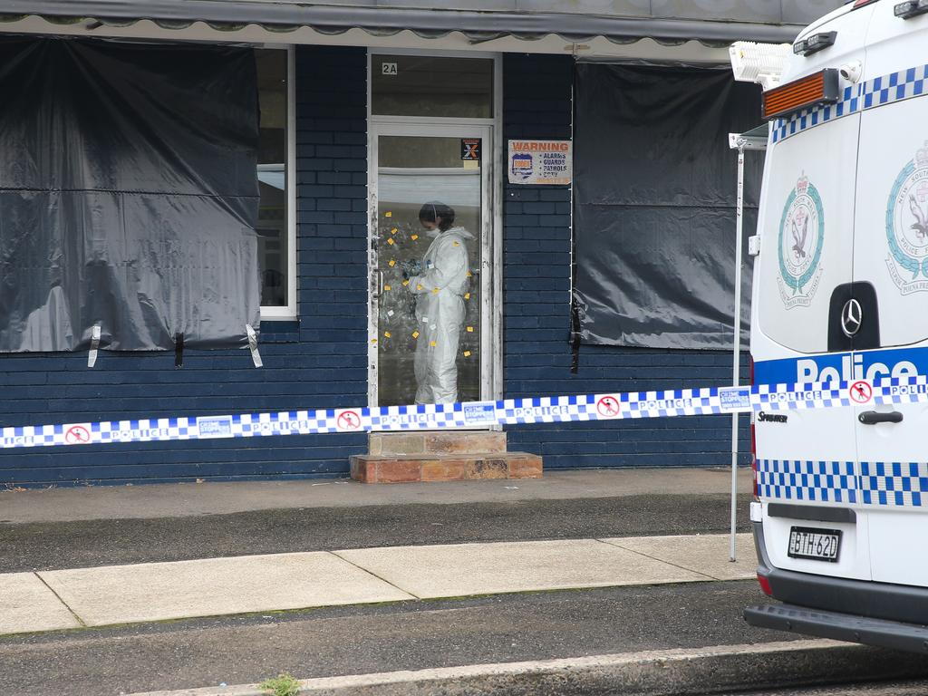 The bodies of Ms Cho and a seven-year-old were found at Lions Taekwondo Martial Arts Academy in North Parramatta. Picture: NCA NewsWire / Gaye Gerard