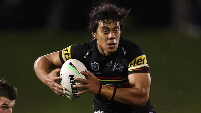 Penrith’s Jarome Luai is off-contract at the end of this season. Picture: Phil Hillyard