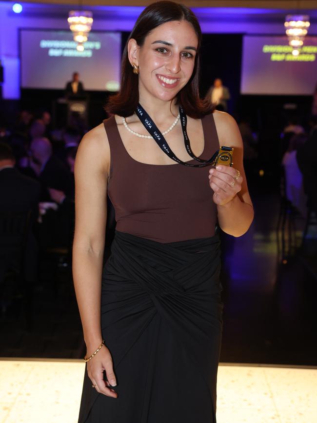 MELBOURNE, AUSTRALIA – OCTOBER 9 2024Lani Pane at the VAFA Awards Night at the San Remo Ballroom in Carlton on October 9, 2024Picture: Brendan Beckett