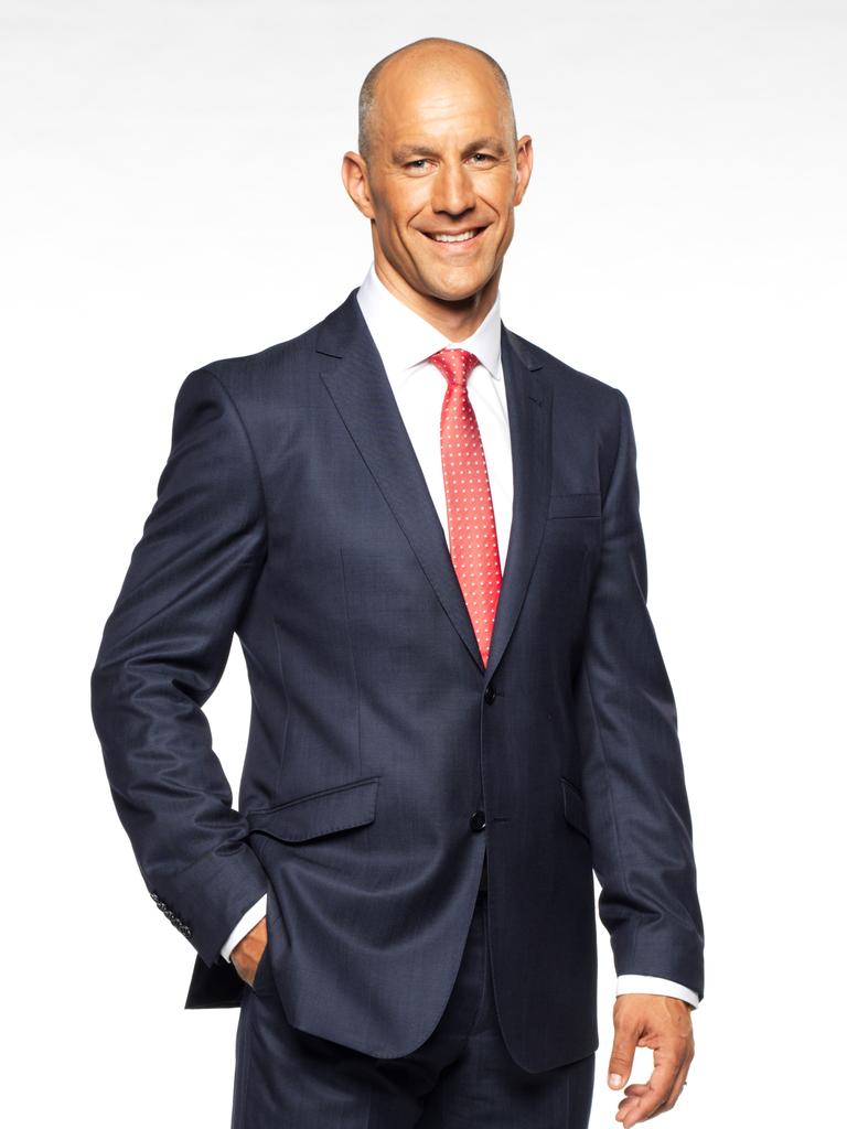 Nine sports presenter Warren Tredrea.
