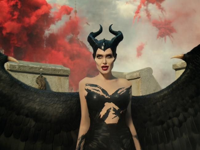 Angelina Jolie as Maleficent in Maleficent: Mistress Of Evil.