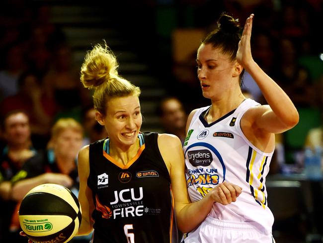 Battles between Townsville Fire and the Sydney Uni Flames are traditionally close affairs.