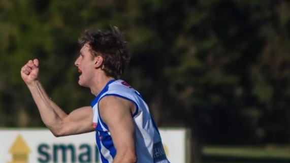 Ayden Gras has kicked 33 goals from his first six matches for Anglesea. Picture: Anglesea Football Club.