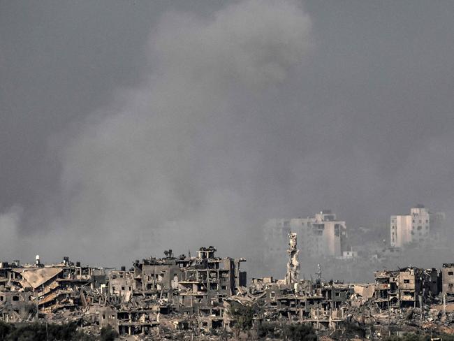 The Israeli military said it had “deepened” its position in Gaza. Picture: AFP