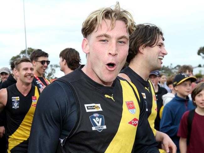 Football BFL grand final Anglesea V Torquay.Torquay winners with 29 Baxter MenschPicture: Mark Wilson