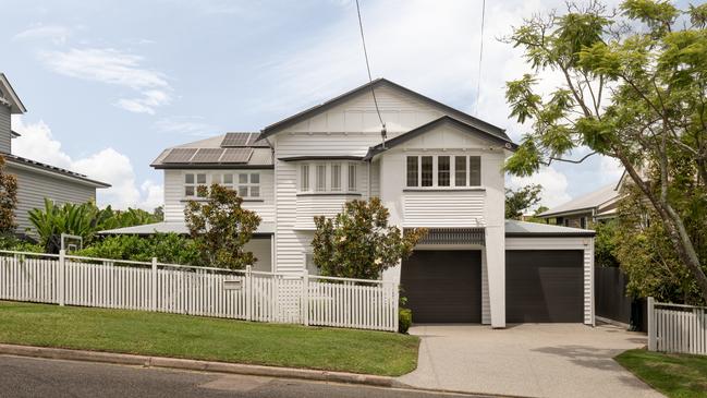 The renovated Queenslander at 11 Henderson St, Camp Hill.