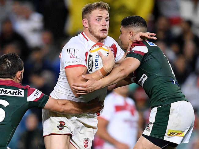 Thomas Burgess starred for England at the Rugby League World Cup. Picture: AAP