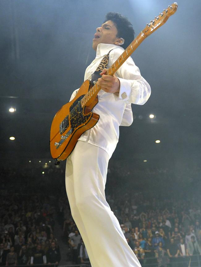 Prince at Rod Laver Arena in 2012. Picture: NPG Records