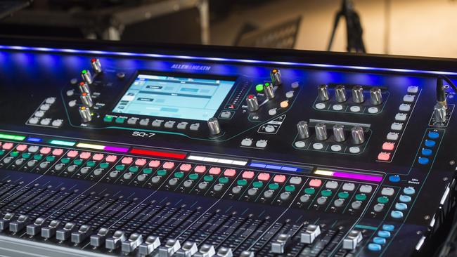 The live streaming studio offers professional audio, vision and lighting. A far cry from what’s possible from a loungeroom. Picture: Troy Snook